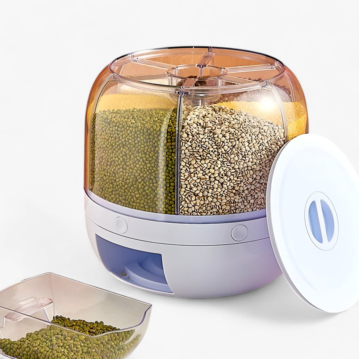 Distributeur de muesli avec couvercle