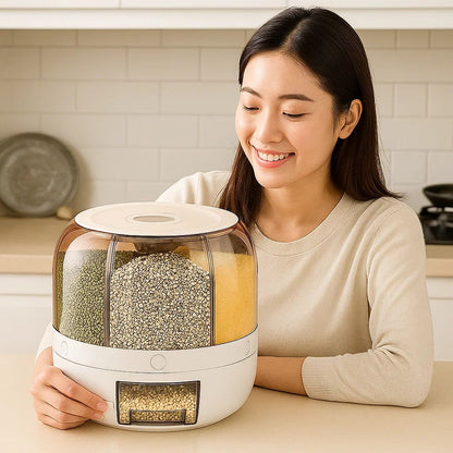 Distributeur de muesli avec couvercle