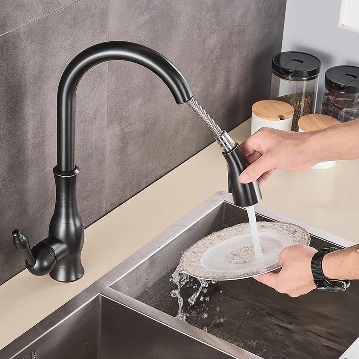 Robinet de Cuisine Extensible