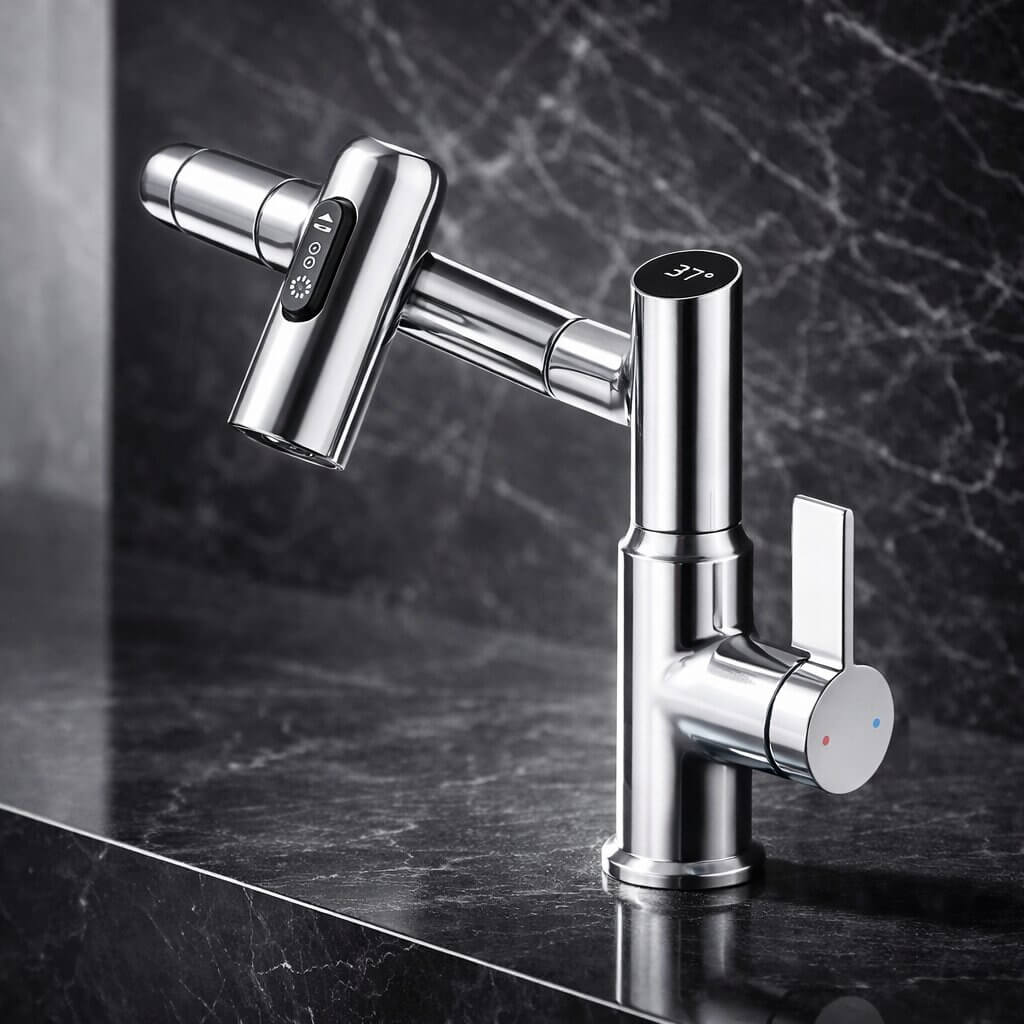 Robinet extensible pour cuisine et salle de bain