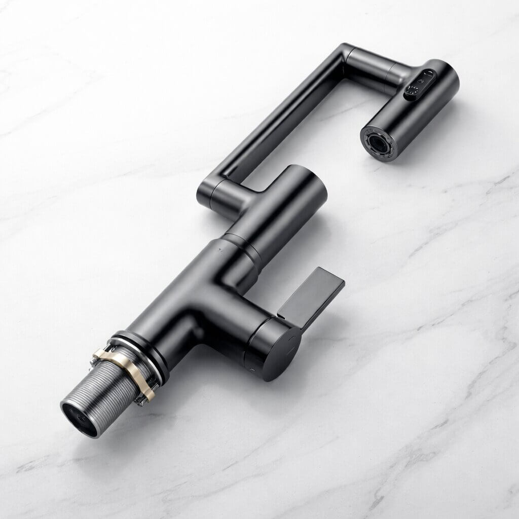 Robinet extensible pour cuisine et salle de bain